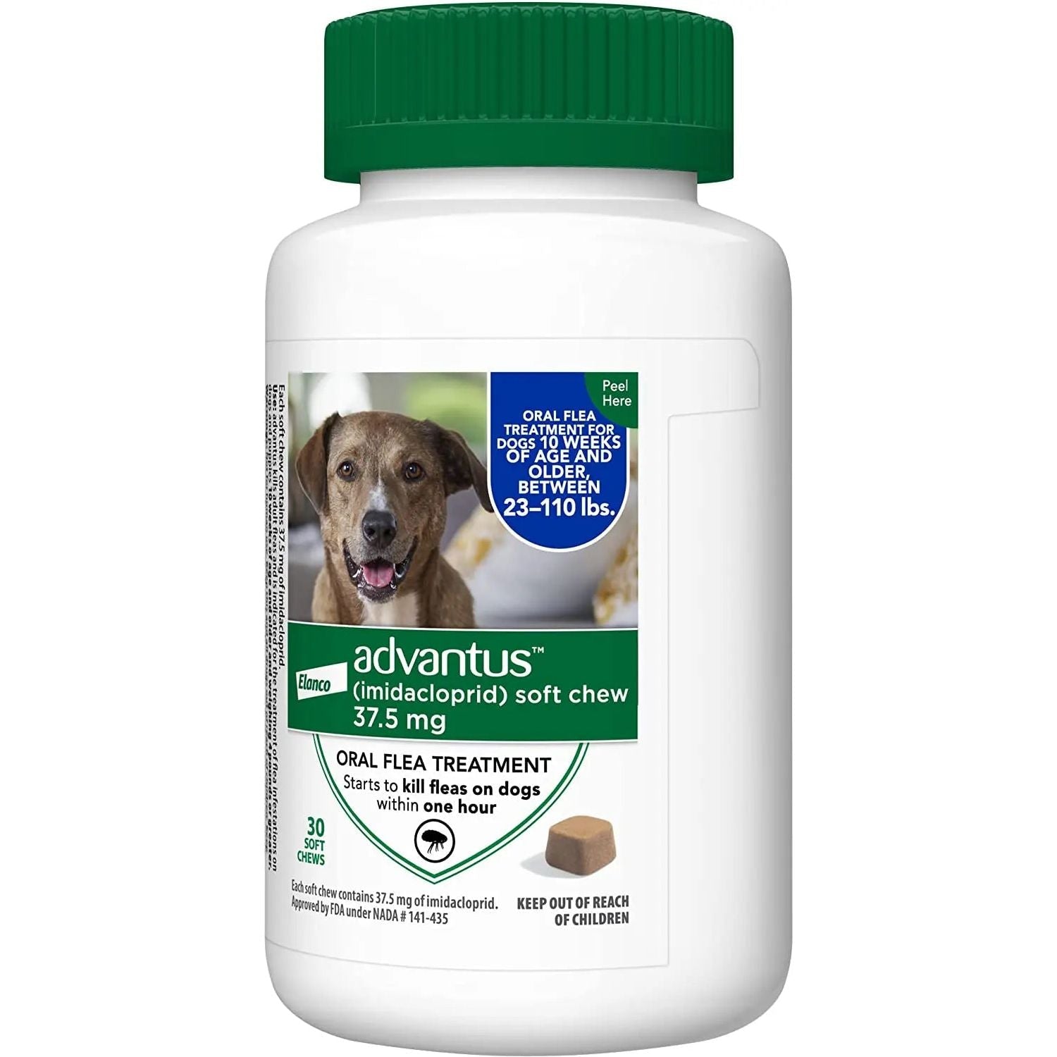 Advantus Flea Soft Chews for Large Dogs 23-110 lbs. 30 Count