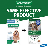 Advantus Flea Soft Chews for Large Dogs 23-110 lbs. 30 Count