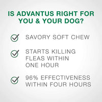 Advantus Flea Soft Chews for Small Dogs 4-22 lbs. 30 Count