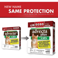 Cat Advecta Plus Flea Protection Squeeze-on Cats Over 9lbs 4ct