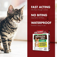 Cat Advecta Plus Flea Protection Squeeze-on Cats Over 9lbs 4ct
