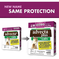 Advecta Plus Flea and Tick Treatment for Small Cats 4 Count