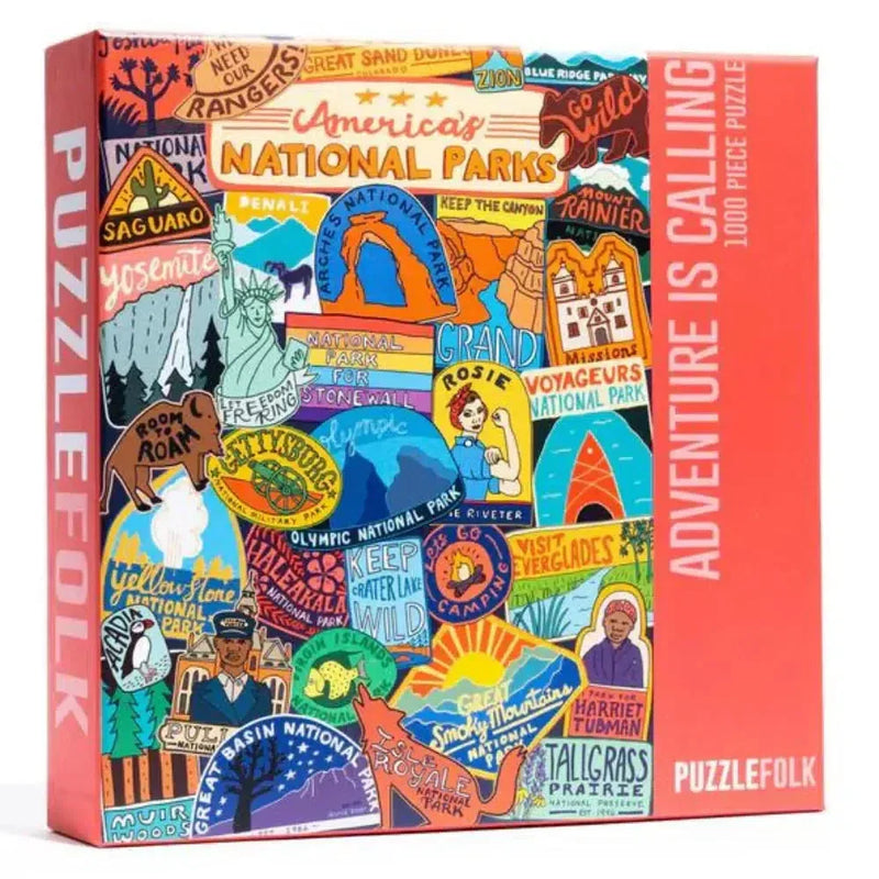 Adventure is Calling 1000 Piece Jigsaw Puzzle PuzzleFolk - BIG FRENCHIES