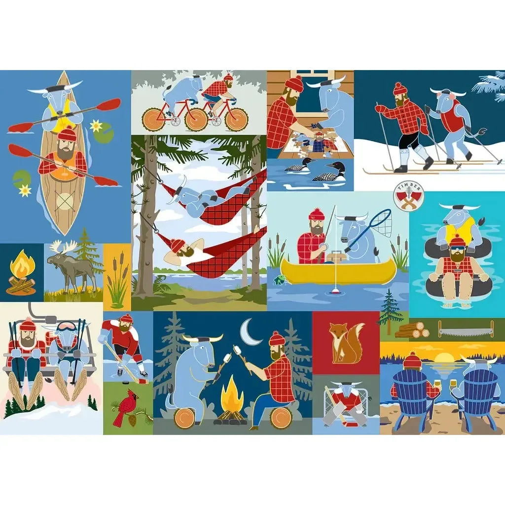 Adventures of Paul & Babe "Something's Amiss!" 1000 Piece Jigsaw Puzzle PuzzleTwist - BIG FRENCHIES