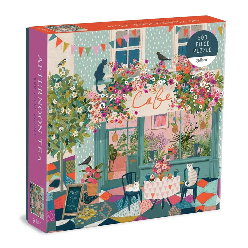 Afternoon Tea 500 Piece Jigsaw Puzzle Galison - BIG FRENCHIES