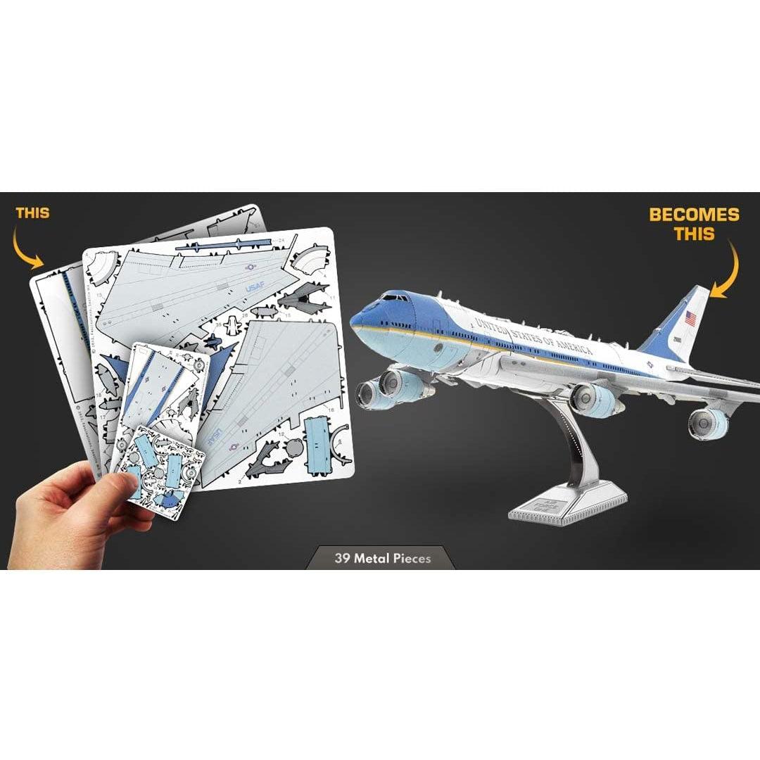 Air Force One 3D Steel Model Kit Metal Earth