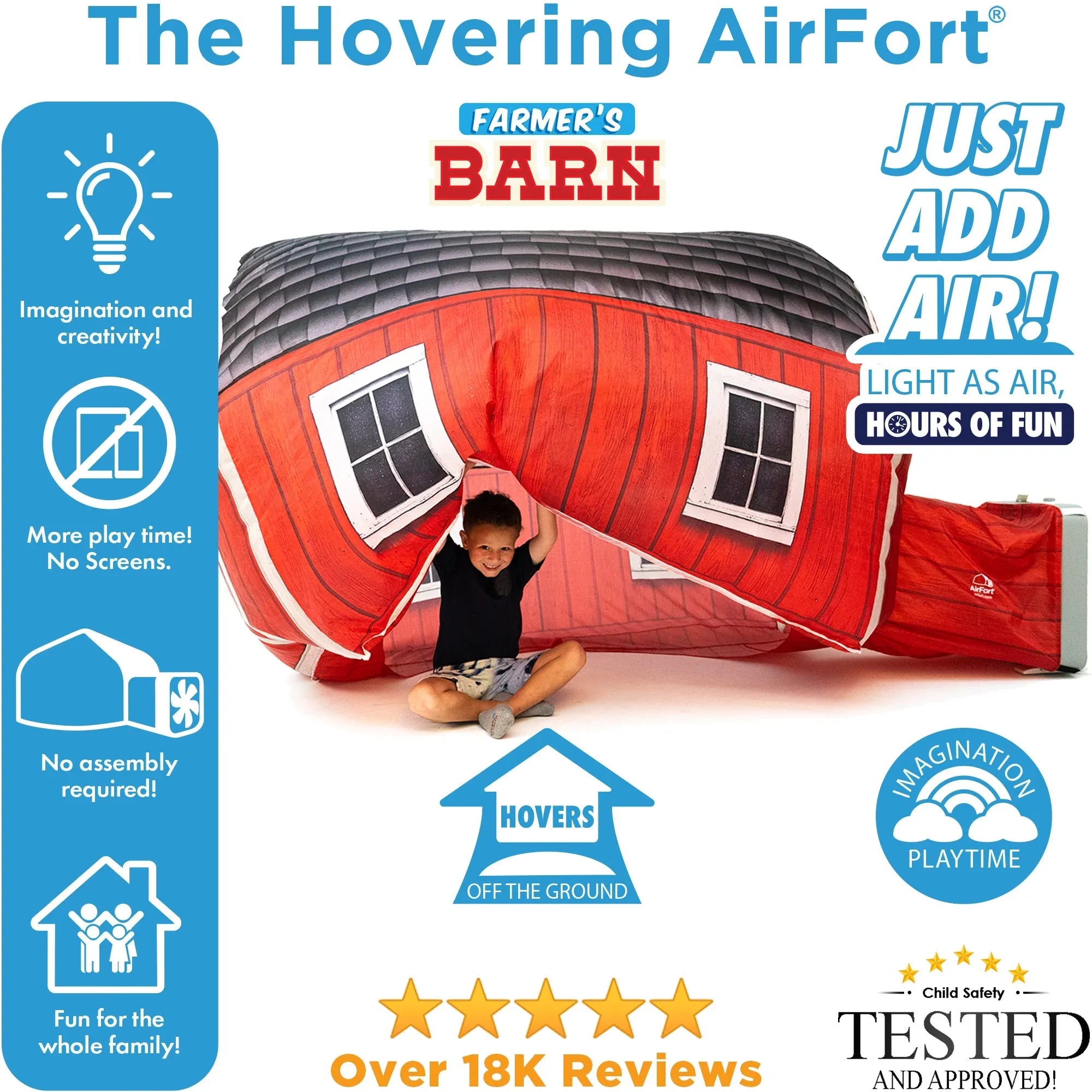 Farmers Barn + FREE AirFort Buddy Chicken Pillow (While Supplies Last!) - BIG FRENCHIES
