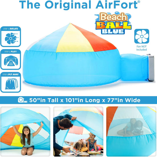 The Original AirFort - Beach Ball Blue - BIG FRENCHIES