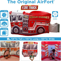 The Original AirFort - Firetruck - BIG FRENCHIES