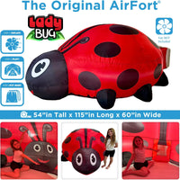 The Original AirFort - Ladybug - BIG FRENCHIES