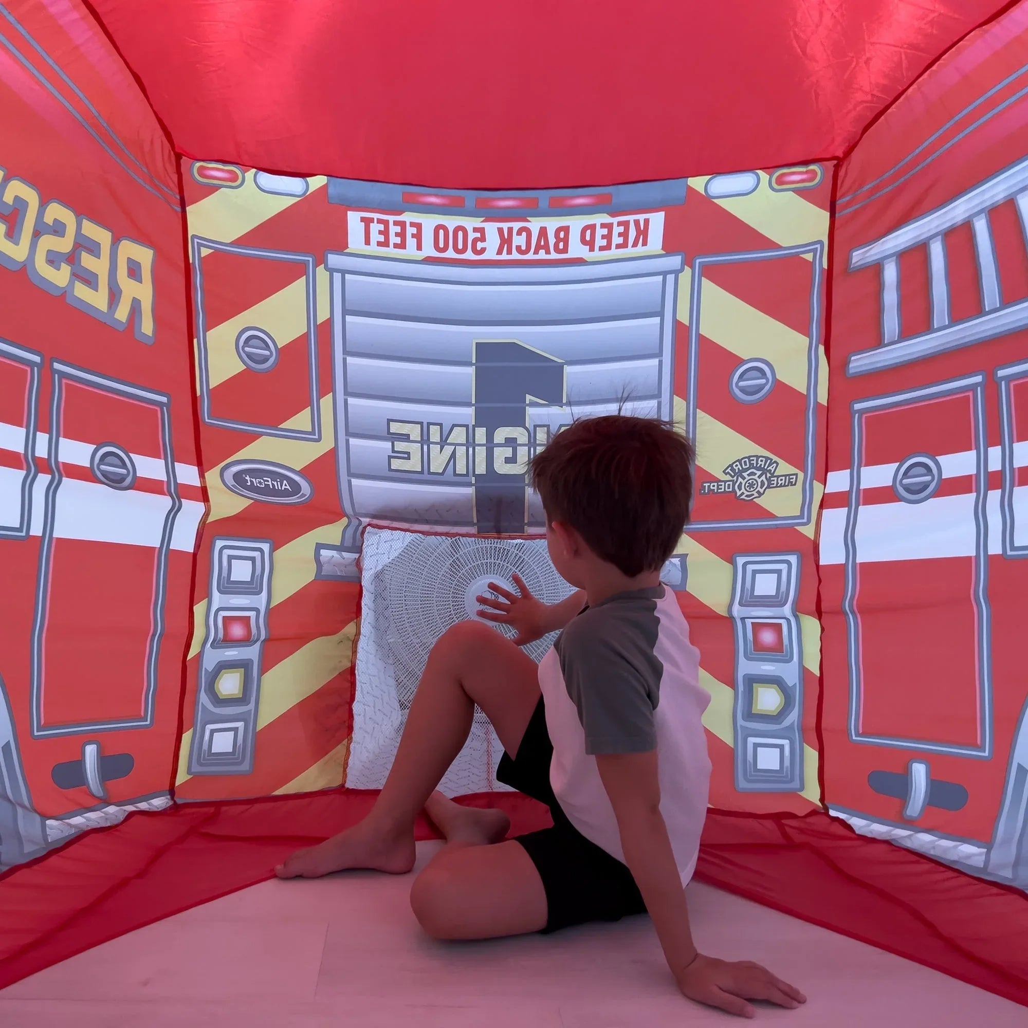 The Original AirFort - Firetruck - BIG FRENCHIES