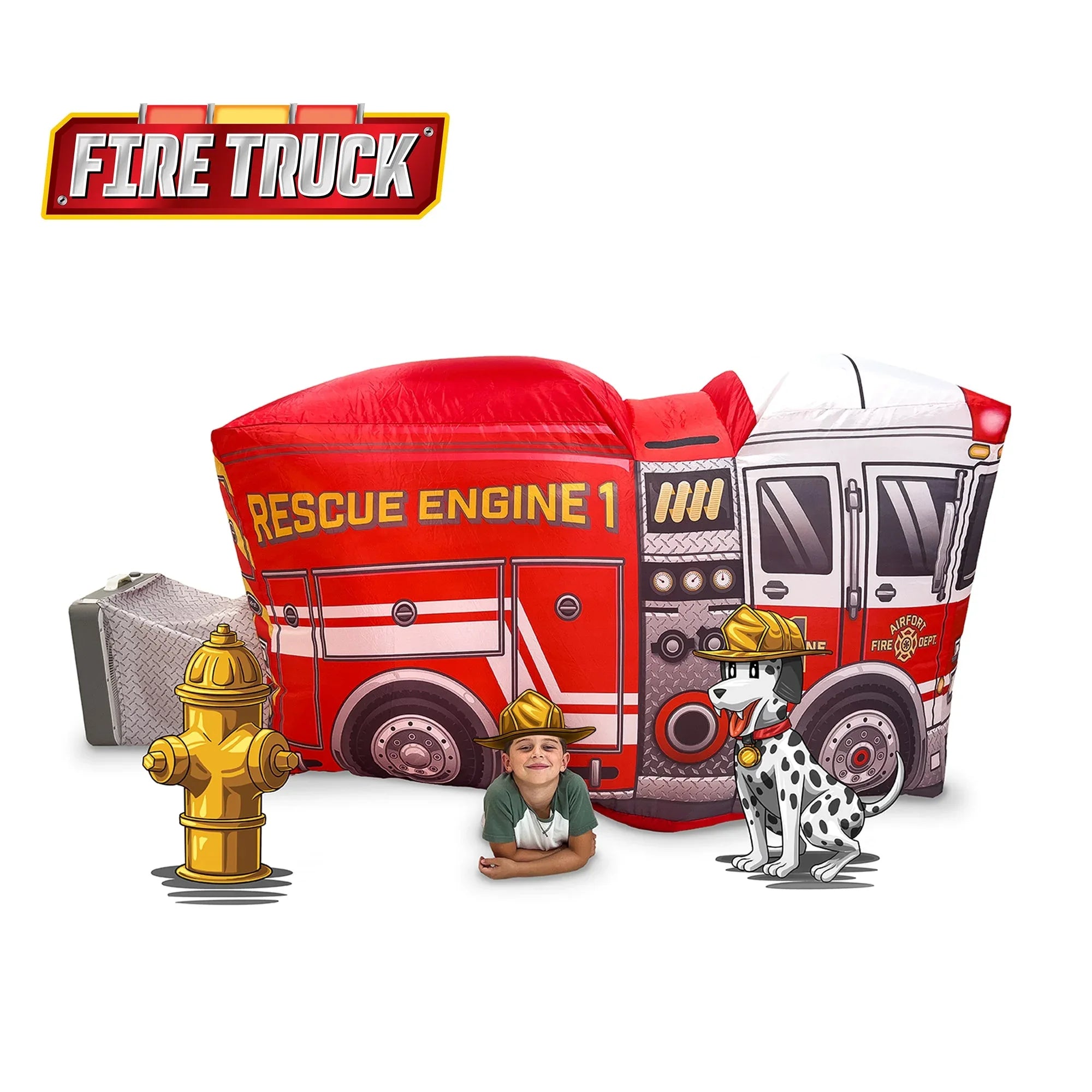 The Original AirFort - Firetruck - BIG FRENCHIES