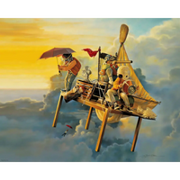 Airship Adventures 500 Piece Jigsaw Puzzle Story Guild
