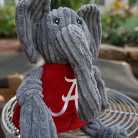 NCAA University of Alabama, Big Al Mascot Knottie® Plush Dog Toy - BIG FRENCHIES