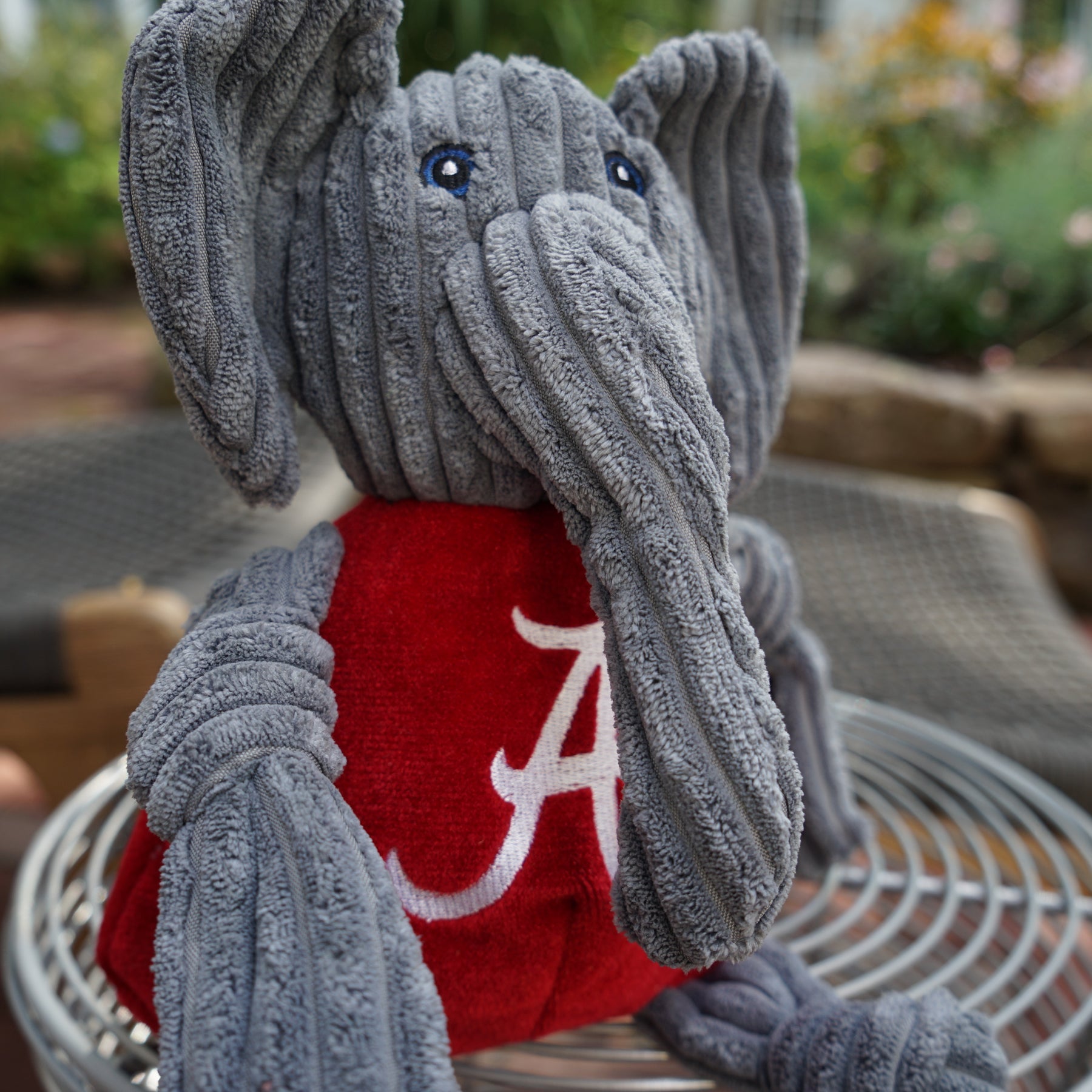 NCAA University of Alabama, Big Al Mascot Knottie® Plush Dog Toy - BIG FRENCHIES