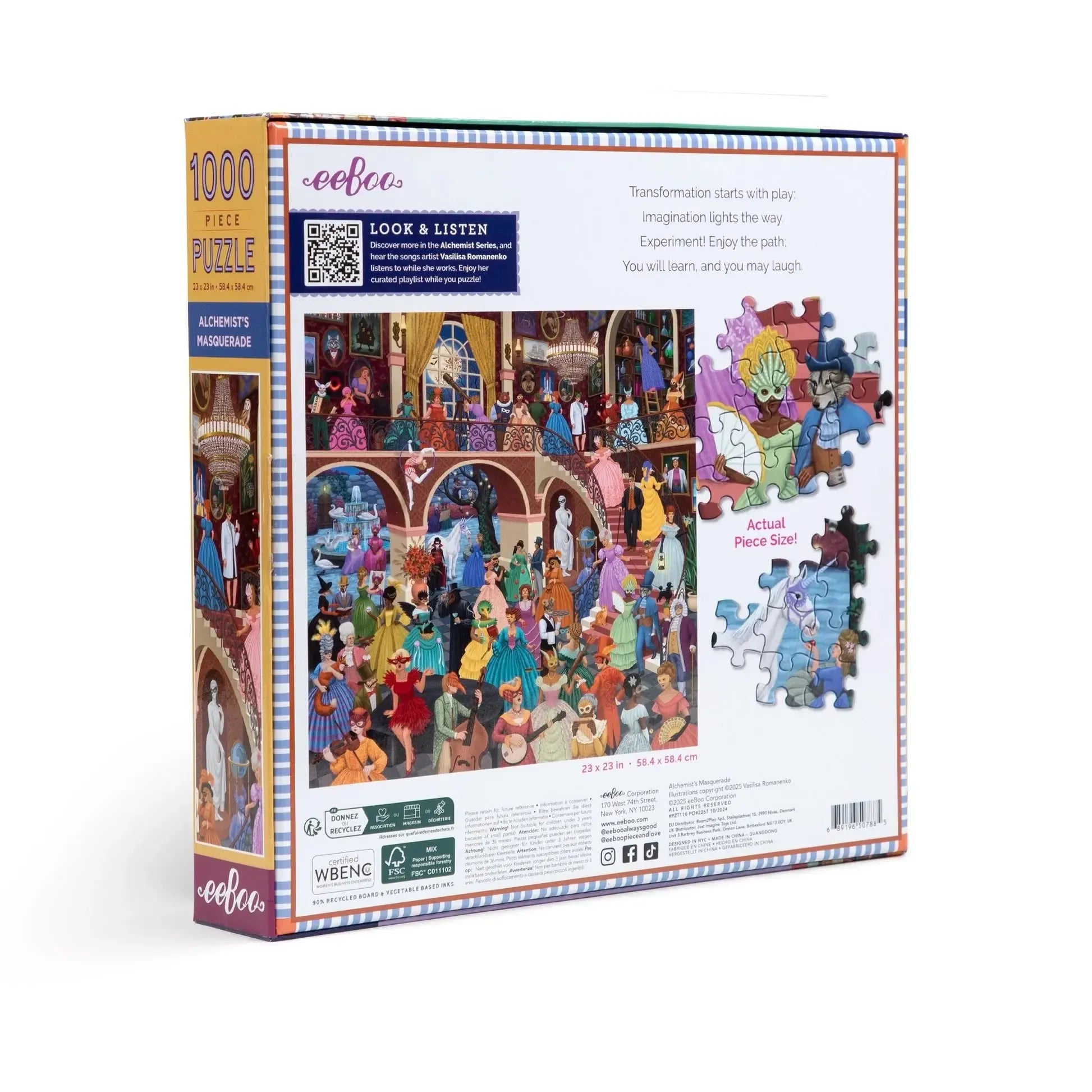 Alchemist's Masquerade 1000 Piece Jigsaw Puzzle eeBoo