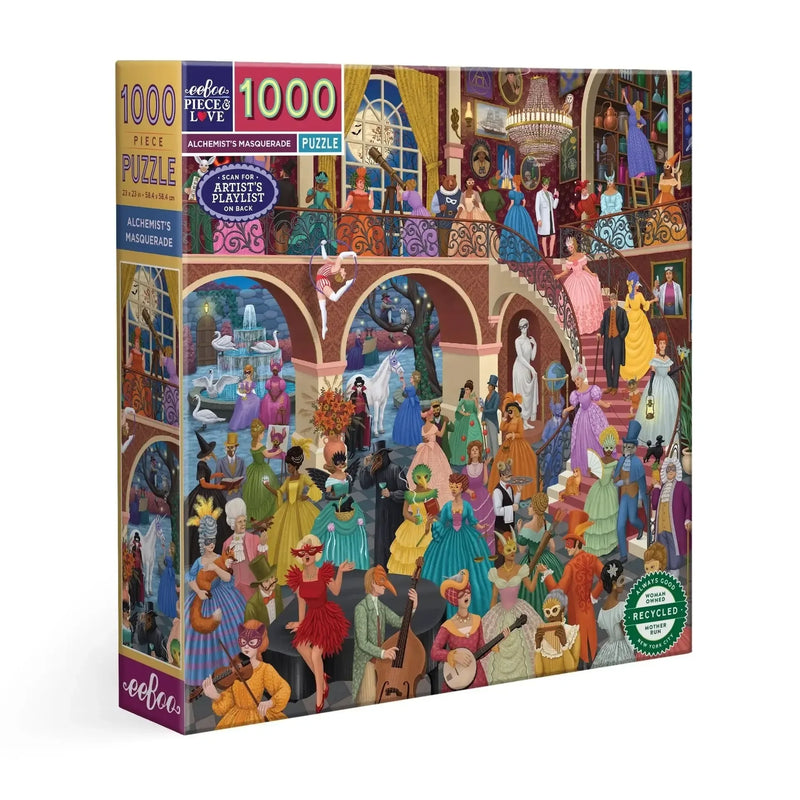Alchemist's Masquerade 1000 Piece Jigsaw Puzzle eeBoo - BIG FRENCHIES