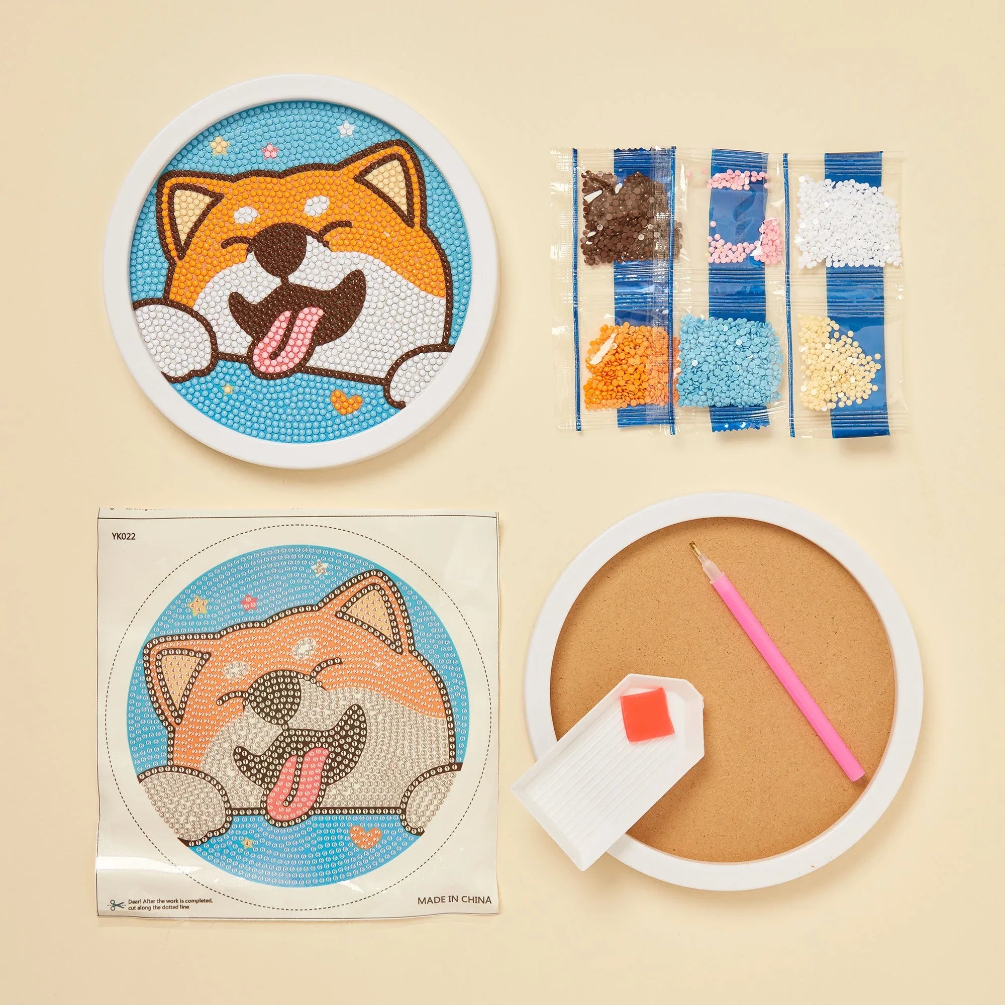 Diamond Art Kit for Kids - BIG FRENCHIES