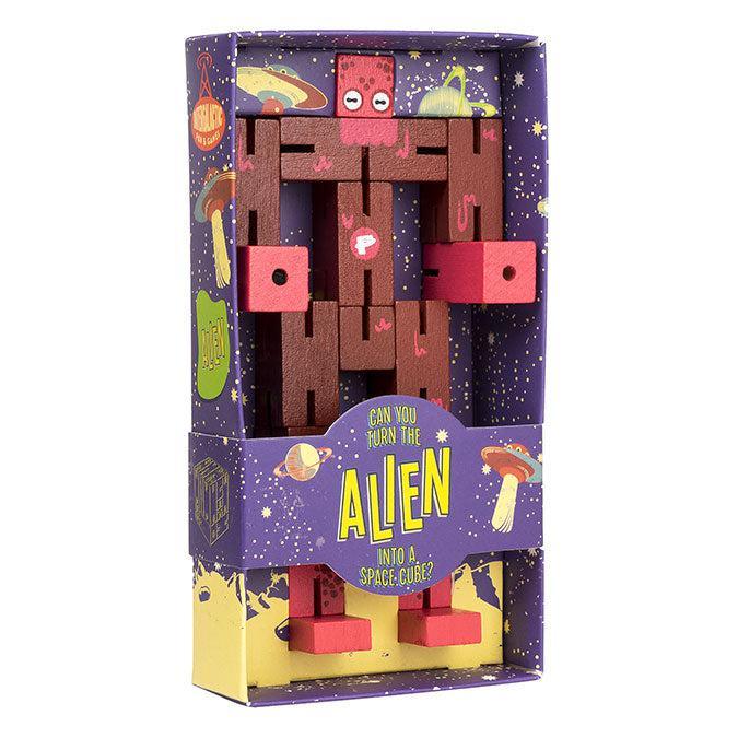 Alien to Cube 3D Puzzle Professor Puzzle - BIG FRENCHIES