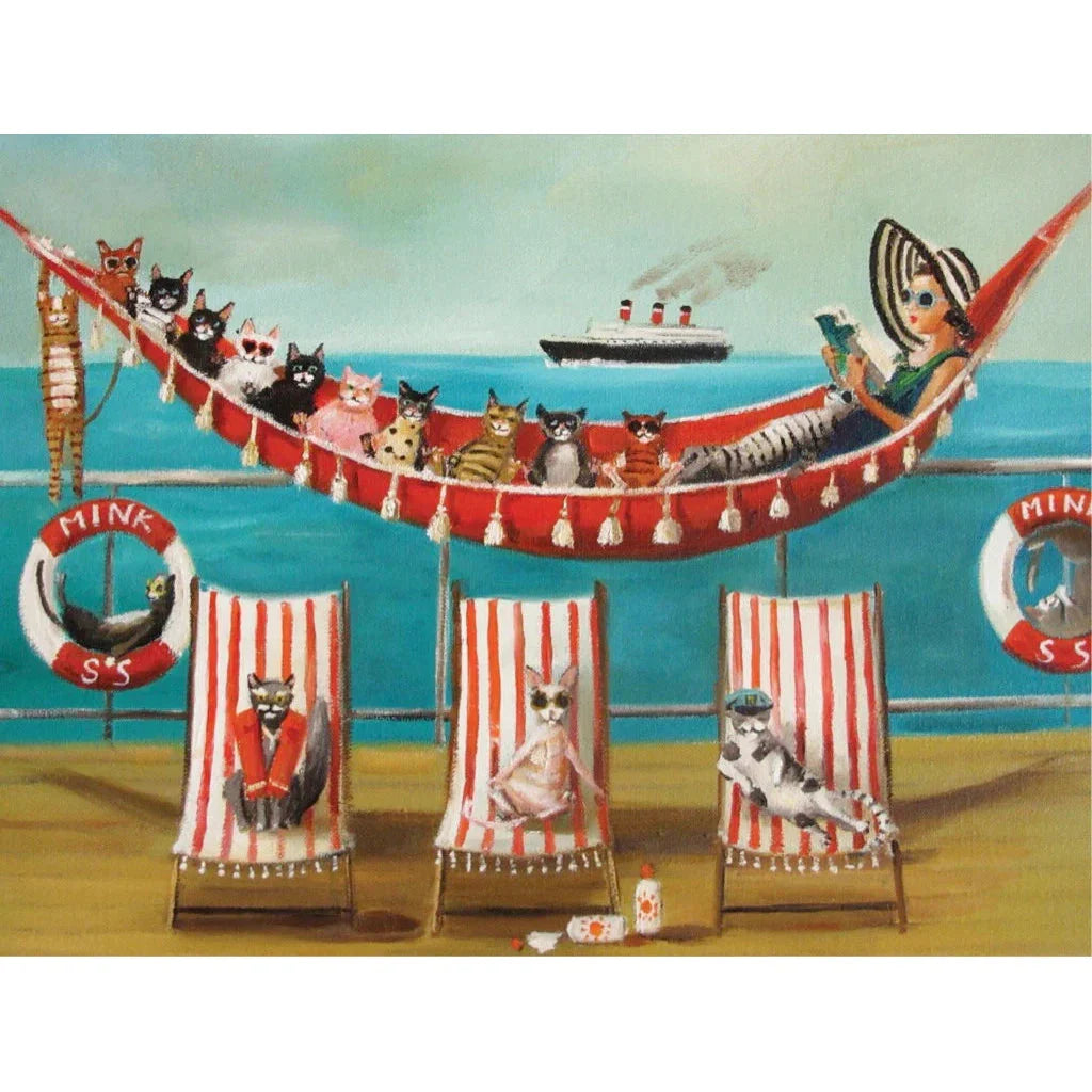 All Paws on Deck 500 Piece Jigsaw Puzzle NYPC