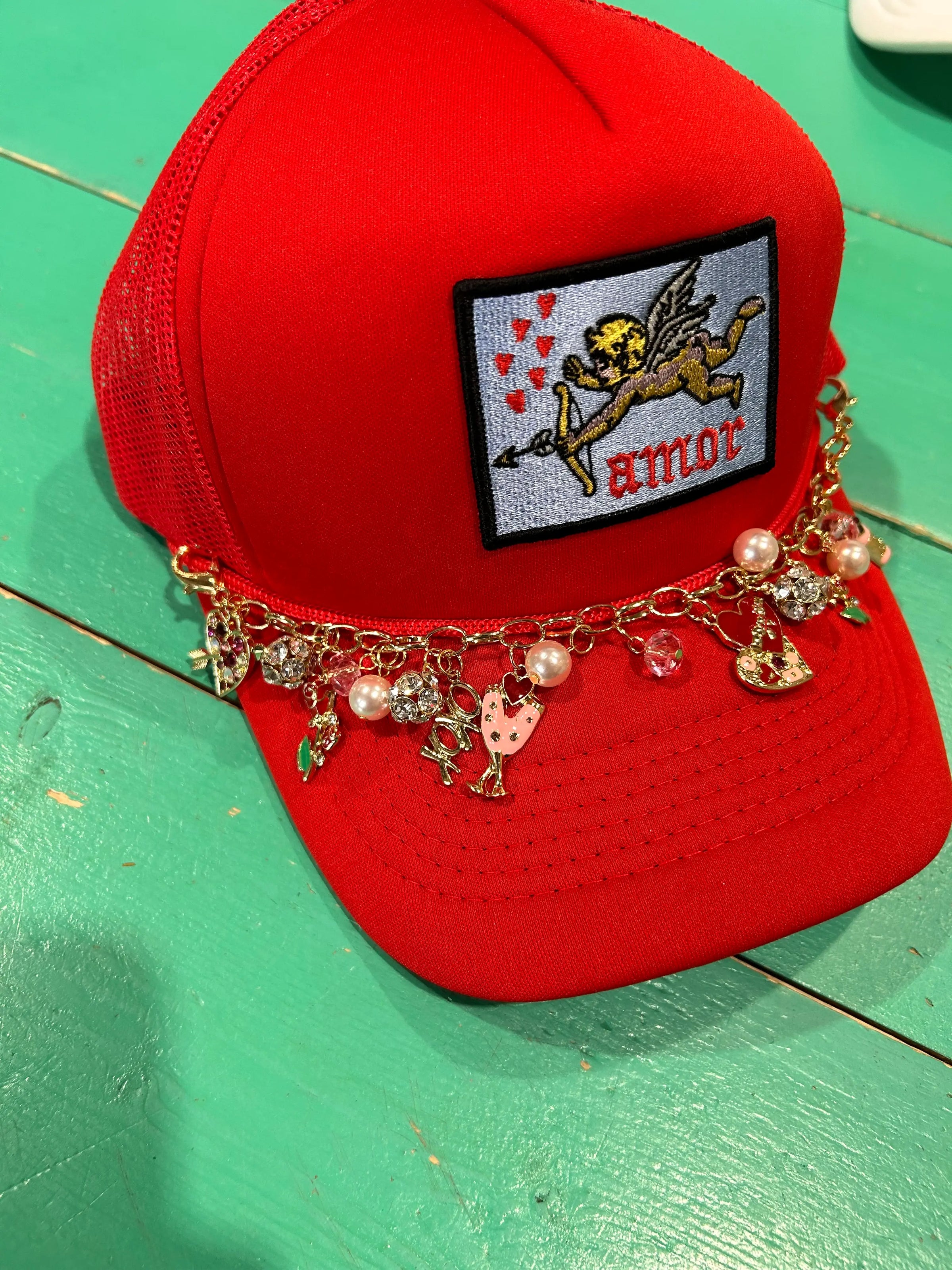 All Things Valentine's Trucker Hat Chain - BIG FRENCHIES