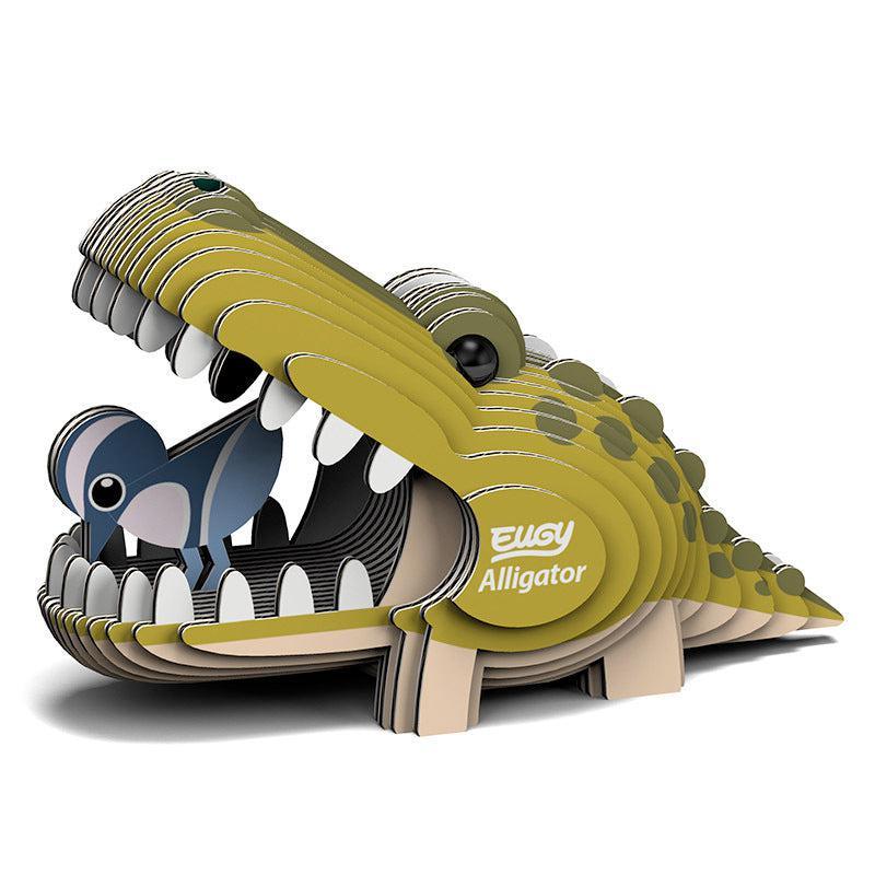 Alligator 3D Cardboard Model Kit Eugy - BIG FRENCHIES