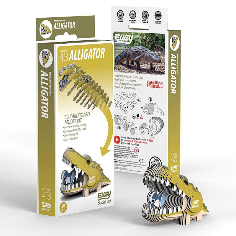 Alligator 3D Cardboard Model Kit Eugy - BIG FRENCHIES