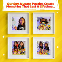 Alphabets Spy 48 Piece Floor Jigsaw Puzzle with Flashcards & Magnifying Glass - BIG FRENCHIES