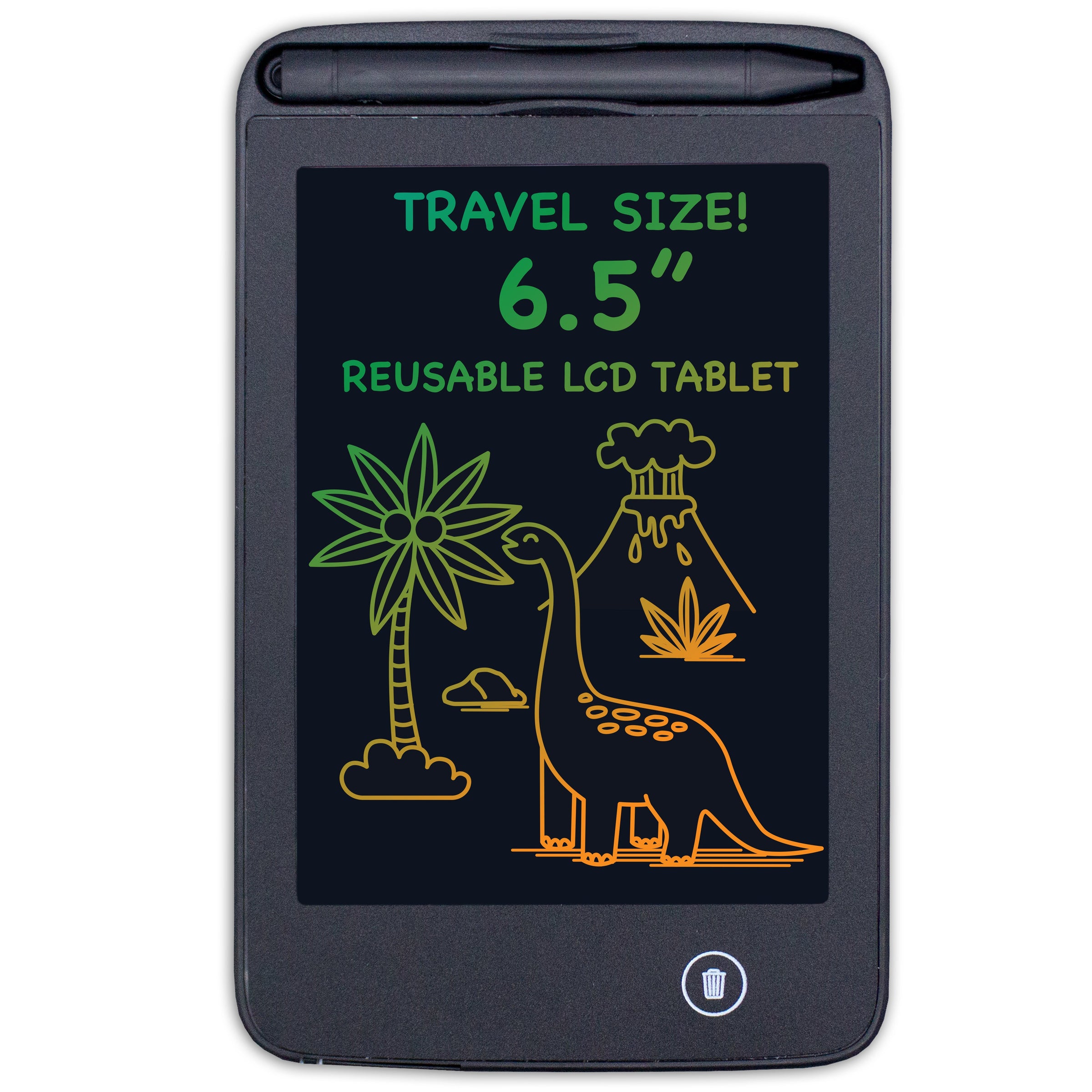 Eco-Friendly Reusable Writing Tablet 6.5 LCD Screen With Drawing Pen and Locking Switch