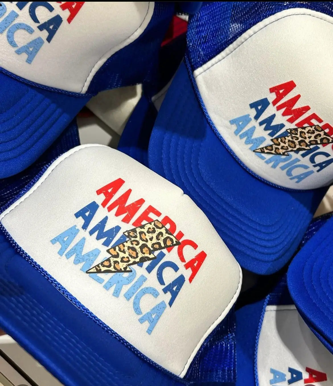 America Leopard Bolt Trucker - BIG FRENCHIES