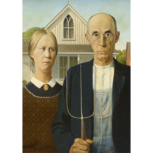 American Gothic 1000 Piece Jigsaw Puzzle Piatnik