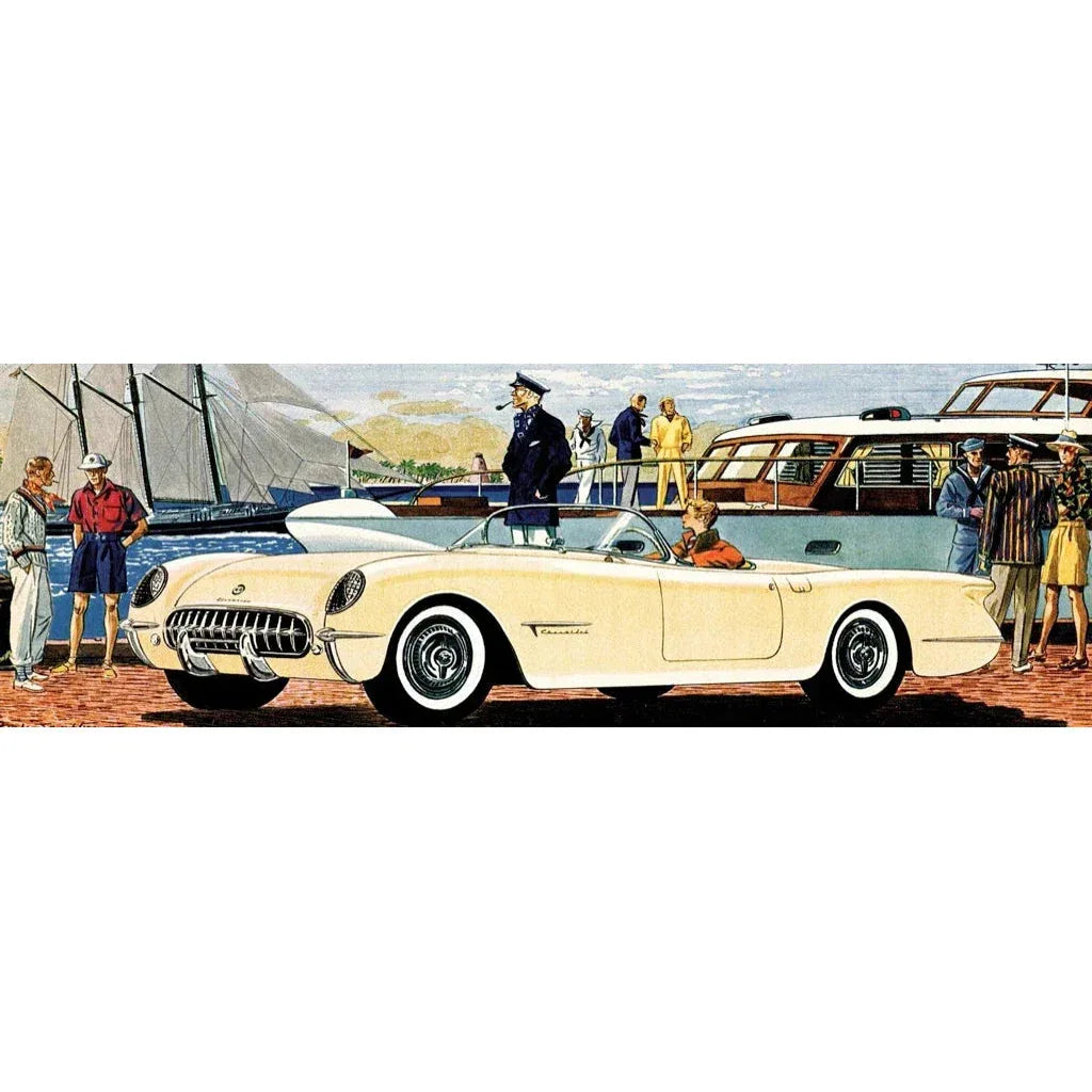 America's Sports Car 750 Piece Panoramic Jigsaw Puzzle NYPC - BIG FRENCHIES