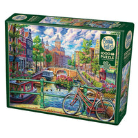 Amsterdam Canal 1000 Piece Jigsaw Puzzle Cobble Hill - BIG FRENCHIES