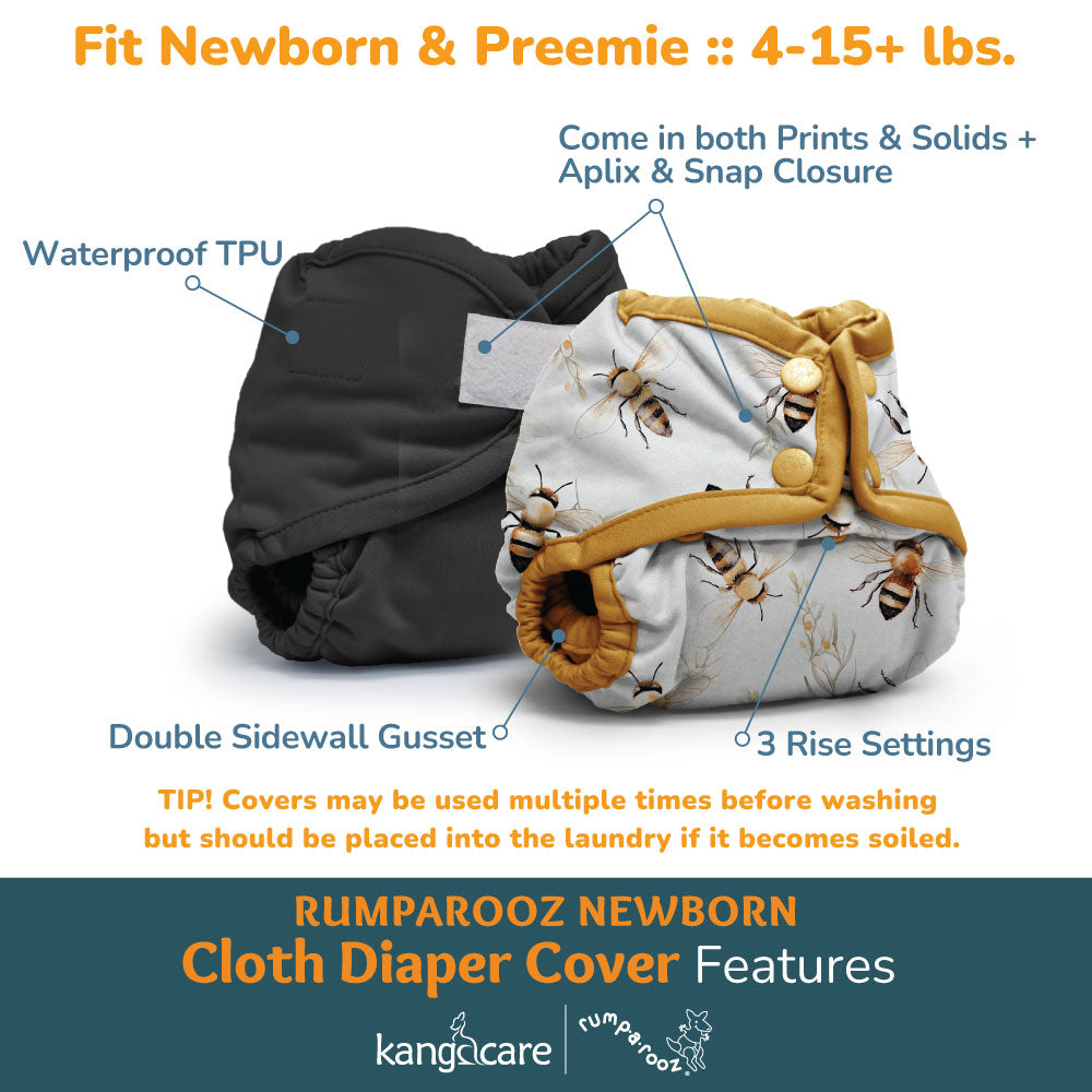 Rumparooz Newborn Cloth Diaper Covers - Tadpole