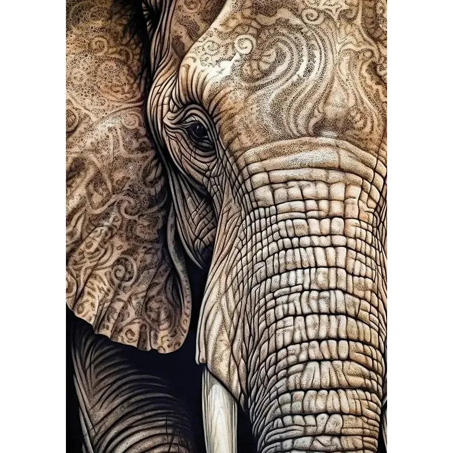 Ancestral Patterns 1000 Piece Jigsaw Puzzle Enjoy - BIG FRENCHIES