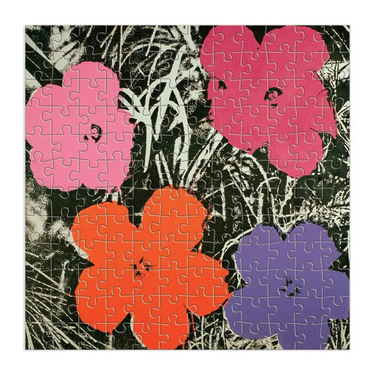 Andy Warhol Flowers 144 Piece Wood Jigsaw Puzzle Galison