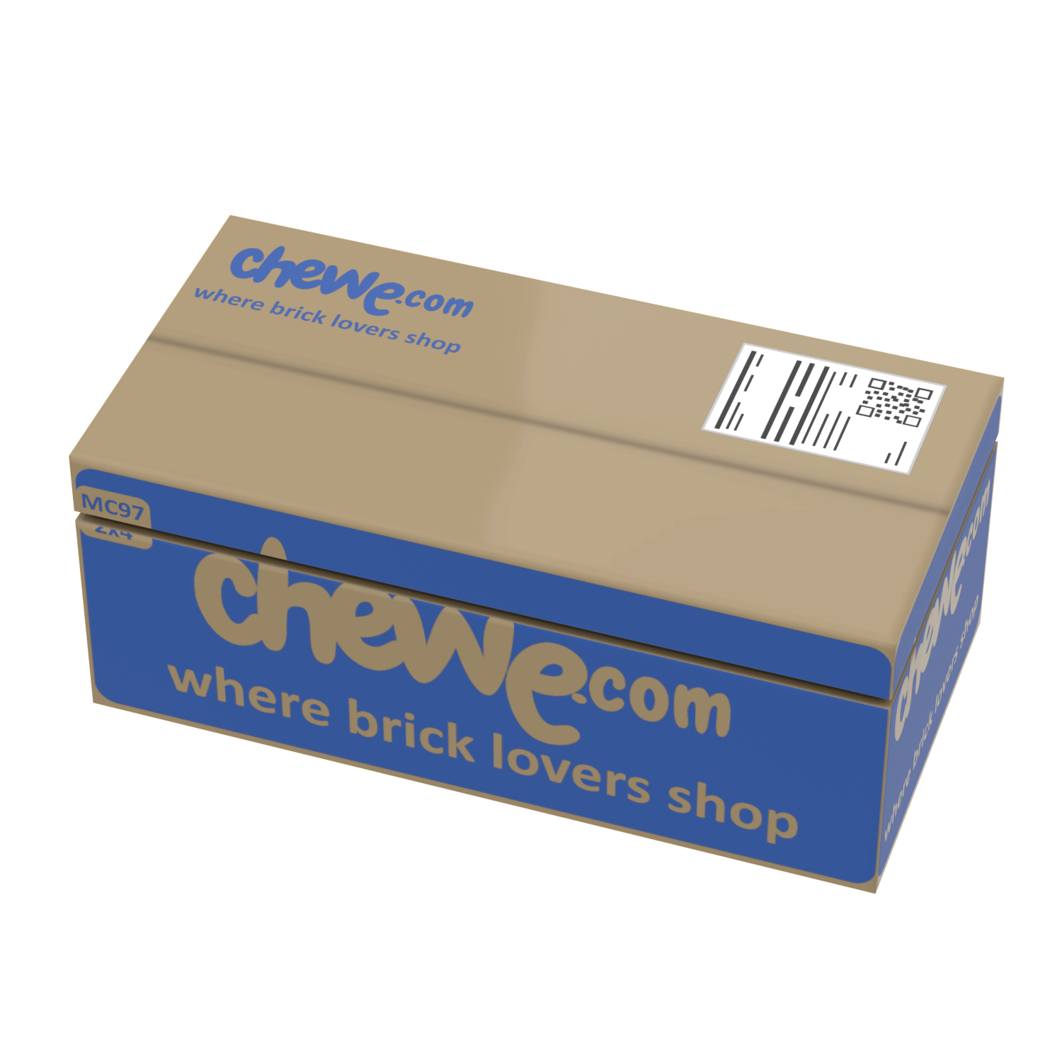 "Chewe" Shipping Box - Custom Printed - Made Using LEGO® Parts