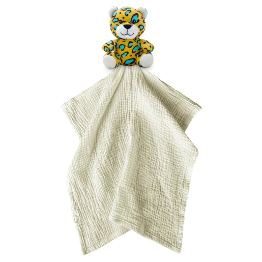 Me Lovey™ - Leopard Lovey Security Blanket - BIG FRENCHIES