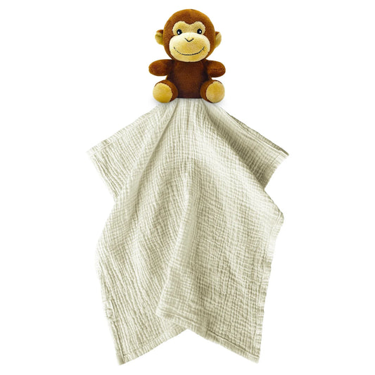 Me Lovey™ - Monkey Lovey Security Blanket - BIG FRENCHIES