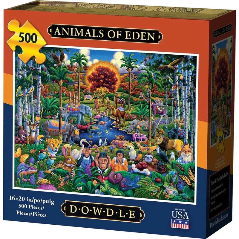 Animals of Eden 500 Piece Jigsaw Puzzle Dowdle - BIG FRENCHIES