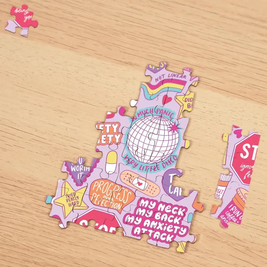 Anti-Anxiety 1000 Piece Jigsaw Puzzle Bubblegum Stuff