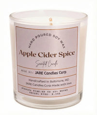 Apple Cider Spice - Cinnamon, Clove, Nutmeg - Soy Wax Scented Candle - BIG FRENCHIES