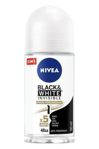 Nivea Black _peksi PŸrŸzsŸzlŸk Roll-On Deodorant for Women - 48-Hour Protection, Moisturizing