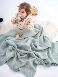 Quilted 4 Layers Muslin Blanket - BIG FRENCHIES