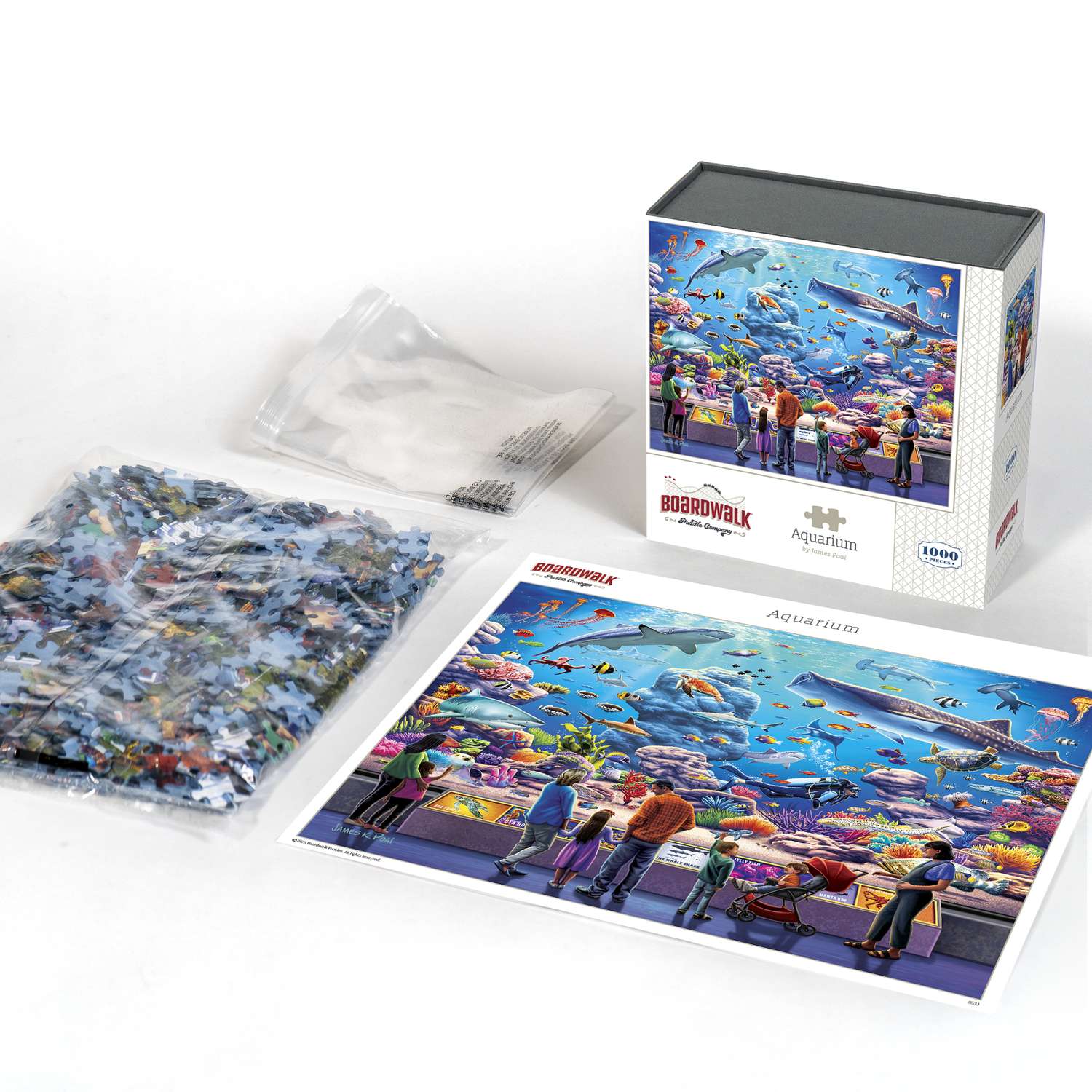Aquarium 1000 Piece Jigsaw Puzzle Boardwalk