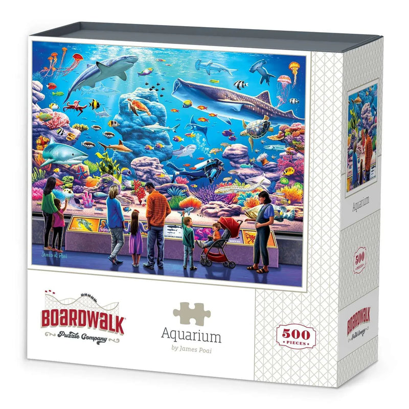 Aquarium 500 Piece Jigsaw Puzzle Boardwalk - BIG FRENCHIES
