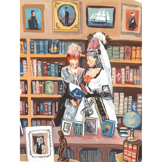 Argosy Bookstore 1000 Piece Jigsaw Puzzle NYPC - BIG FRENCHIES