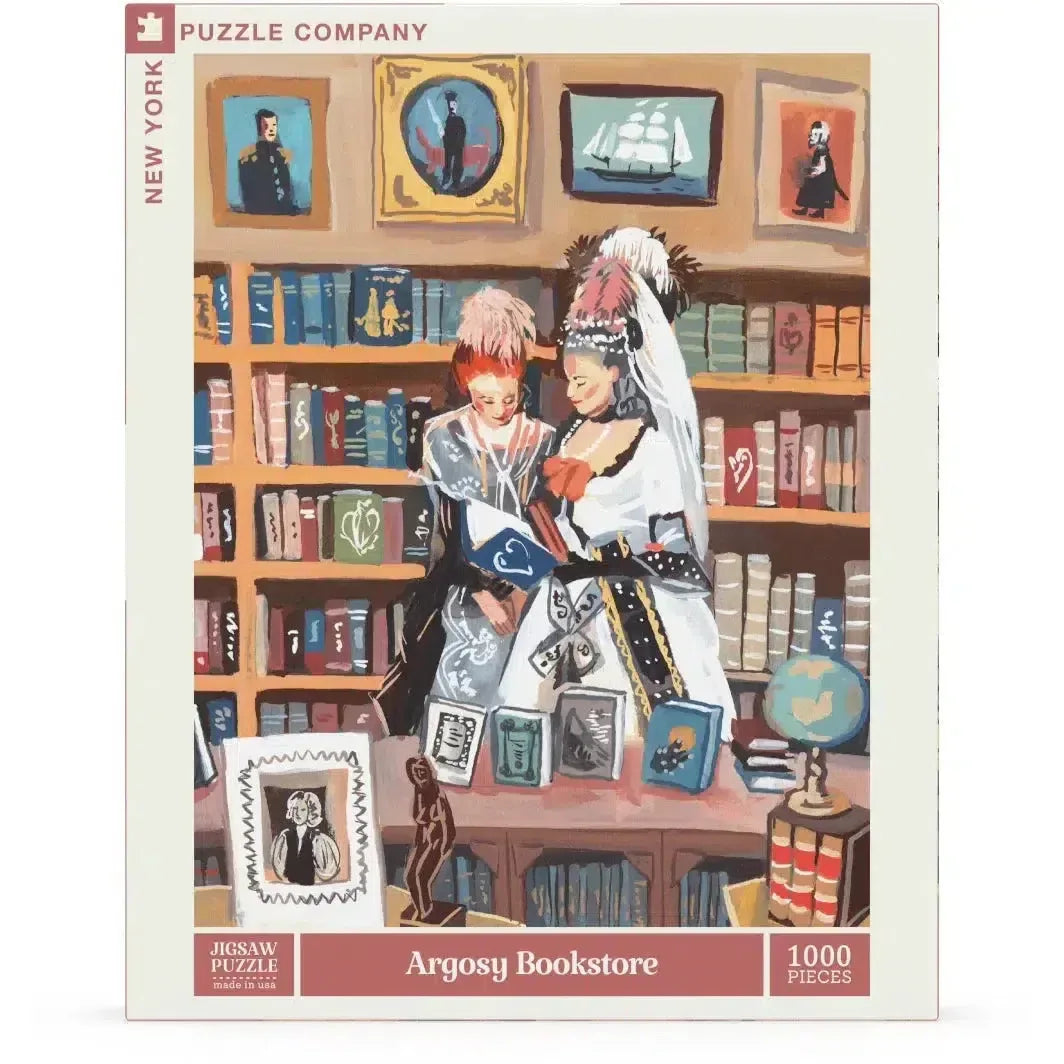 Argosy Bookstore 1000 Piece Jigsaw Puzzle NYPC - BIG FRENCHIES