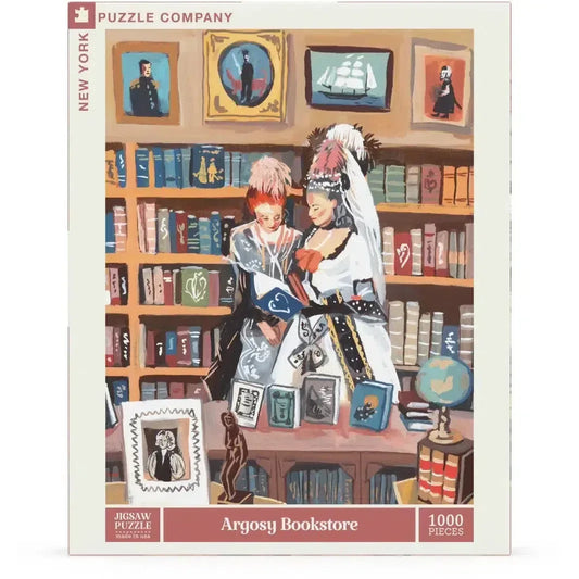 Argosy Bookstore 1000 Piece Jigsaw Puzzle NYPC - BIG FRENCHIES