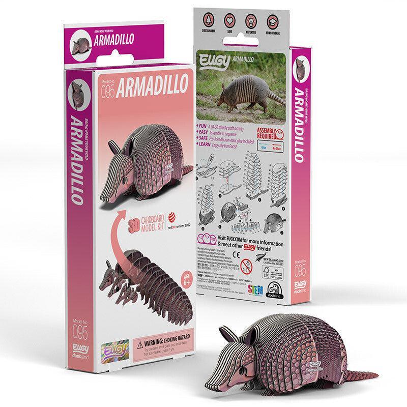 Armadillo 3D Cardboard Model Kit Eugy - BIG FRENCHIES